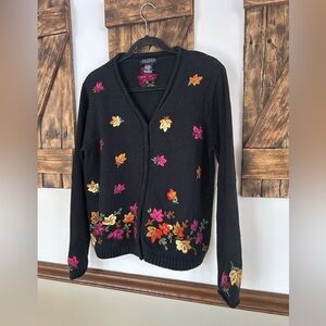 ALL POINTS by Reference Point Button Up Sweater Women’s Medium